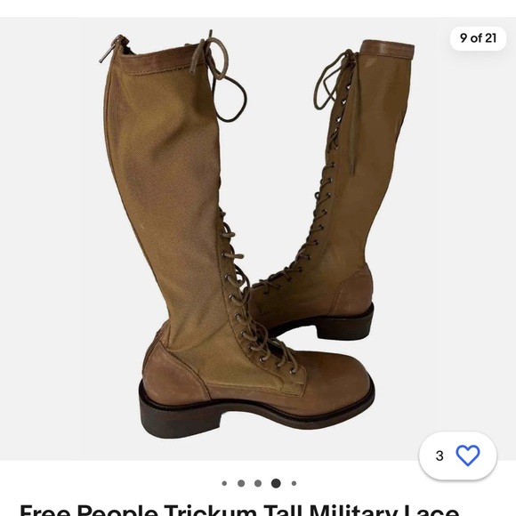 Free people Trickum tall boots color whiskey size 36 - Picture 2 of 4